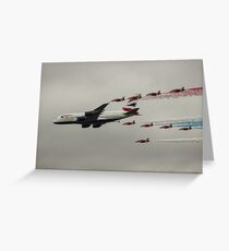 British Airways and the Red Arrows Greeting Card