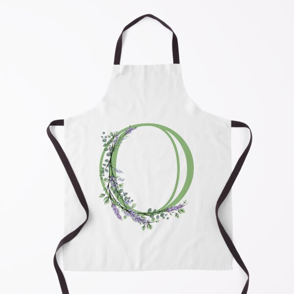 Item preview, The letter “O” | romantic Eucalyptus and Lavender floral illustration | floral Monograms designed and sold by hollycooper.