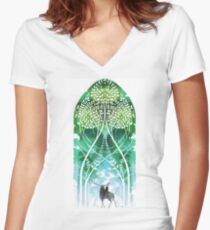 DA:I-The Emerald Graves Women's Fitted V-Neck T-Shirt