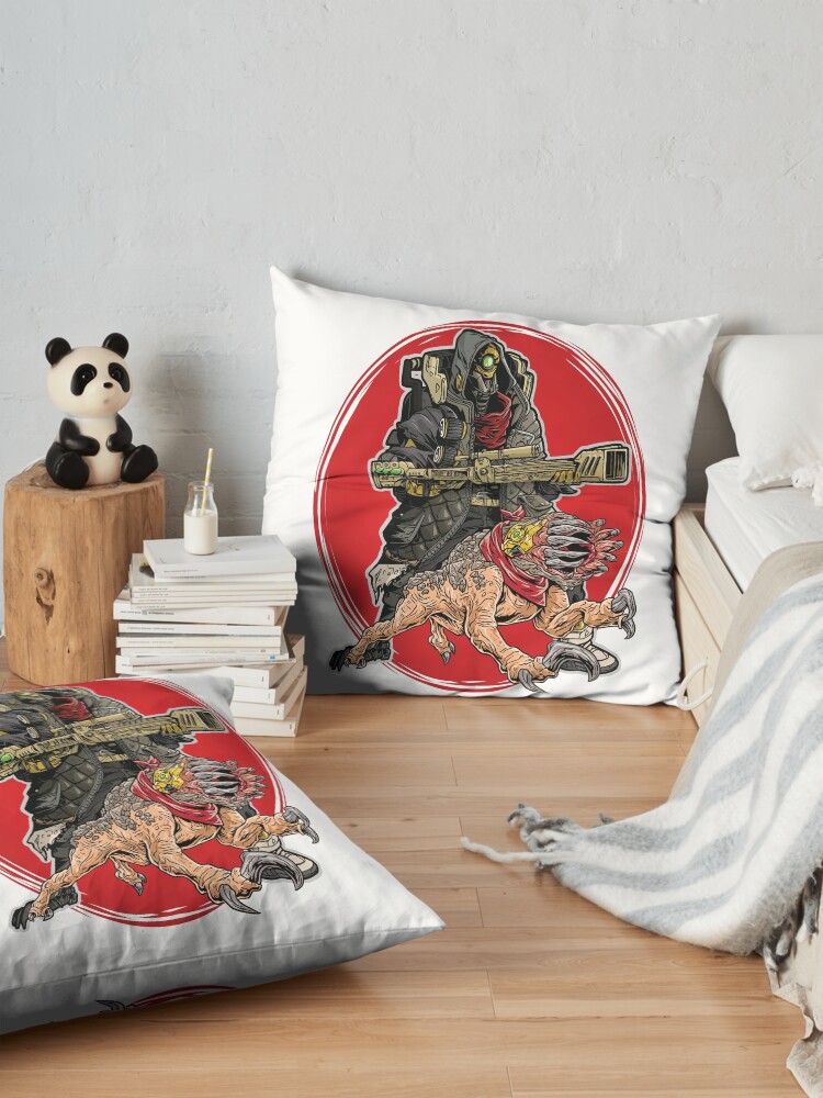 Alternate view of FL4K The Beastmaster With Guard Skag Borderlands 3 Rakk Attack! Floor Pillow