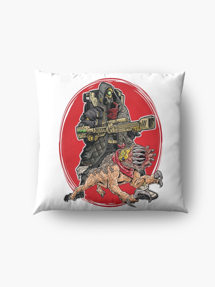 Alternate view of FL4K The Beastmaster With Guard Skag Borderlands 3 Rakk Attack! Floor Pillow