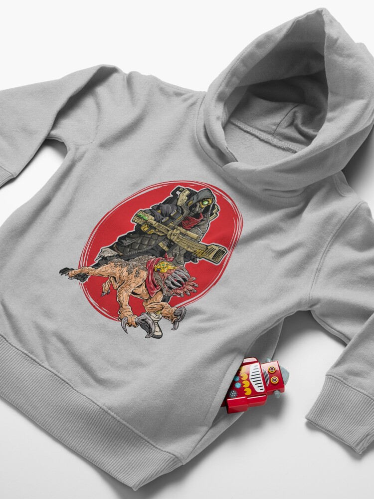 Alternate view of FL4K The Beastmaster With Guard Skag Borderlands 3 Rakk Attack! Toddler Pullover Hoodie