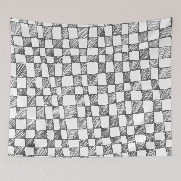 Item preview, Hand Drawn Checkered Pattern designed and sold by Yael Weiss.
