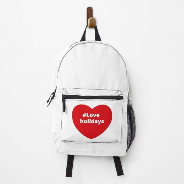 Love Holidays - Hashtag your i Love Heart Backpack