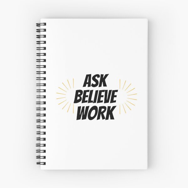 Item preview, Ask Believe Work designed and sold by KingsManKind.