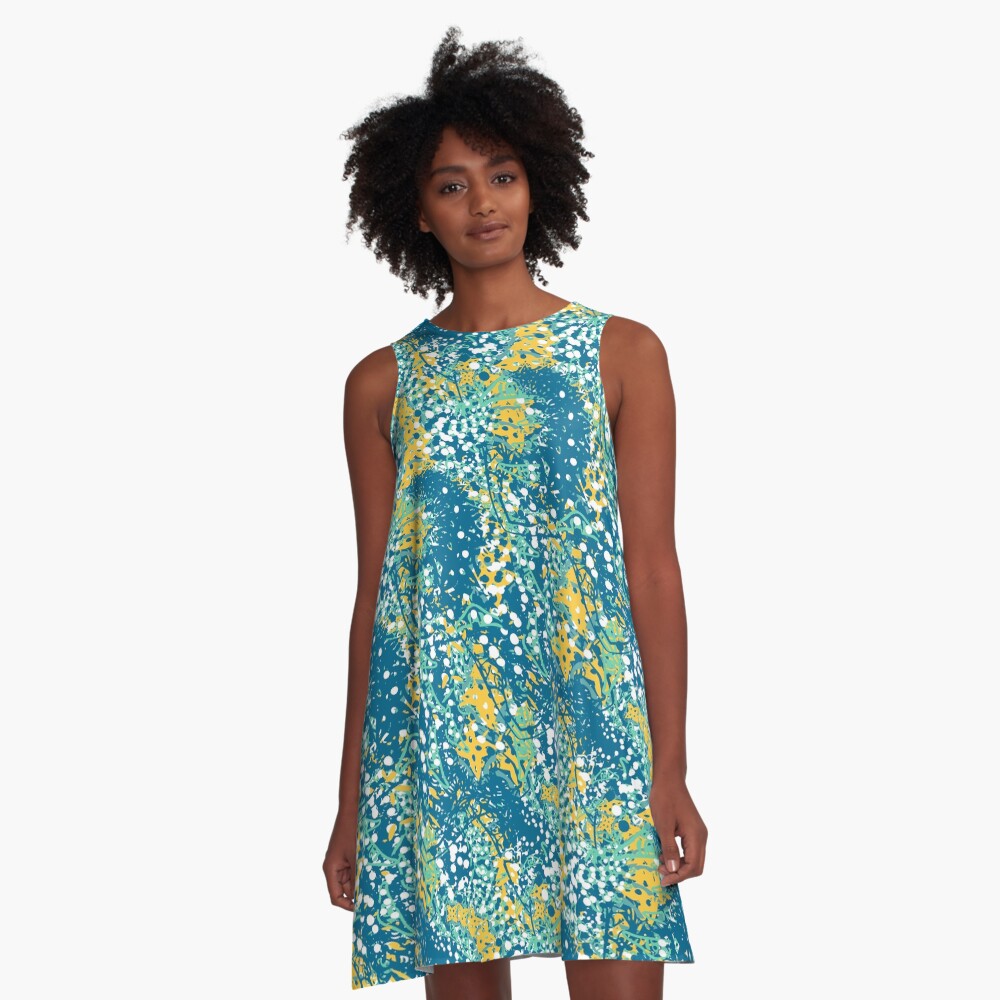VERANO EN COLOR Vestido acampanado