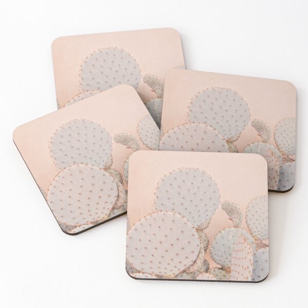 Item preview, Pink Prickly Pear Cactus, Pink Cactus, Prickly Pear, Soft Pink Cactus designed and sold by Nieves Montaño.