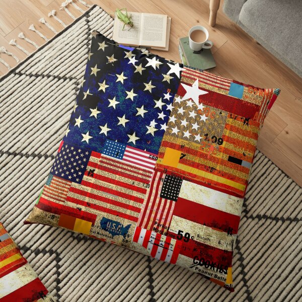 AMERICAN FLAG Floor Pillow