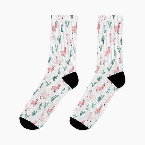 Item preview, Cute Alpaca and Cactus Pattern designed and sold by GillyMc.