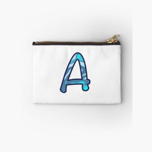 Item preview, Letter A Blue Swirl designed and sold by h DESIGNS.