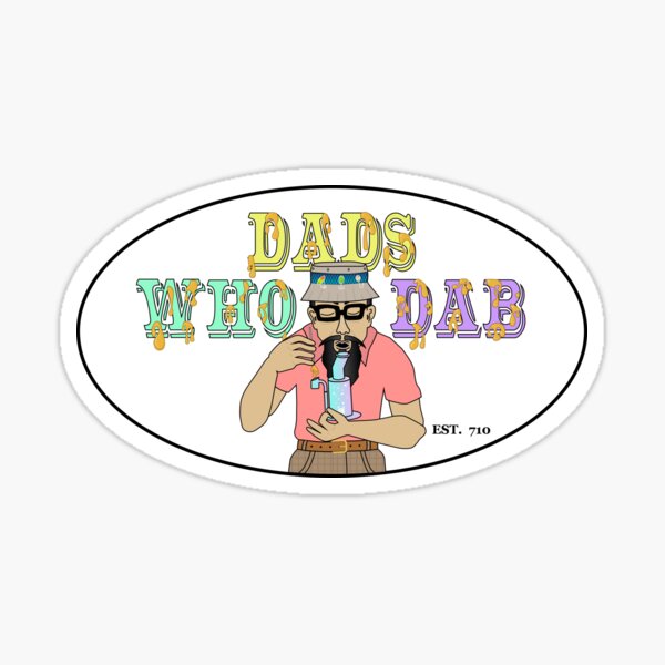 Dads Who Dab Sticker