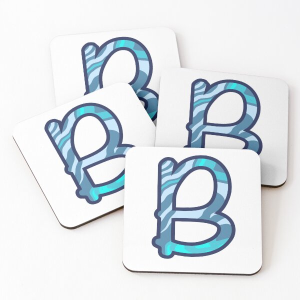 Item preview, Copy of Letter B Blue Swirl designed and sold by h DESIGNS.