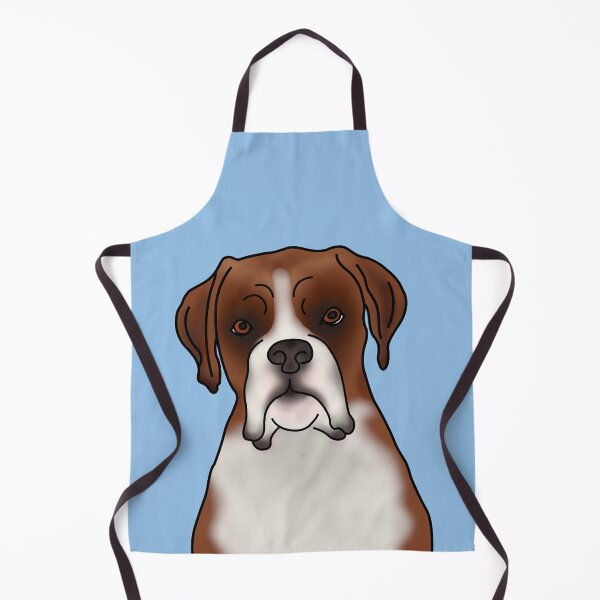 Item preview, Boxer Dog Portrait - Blue designed and sold by JadeMadeThis.