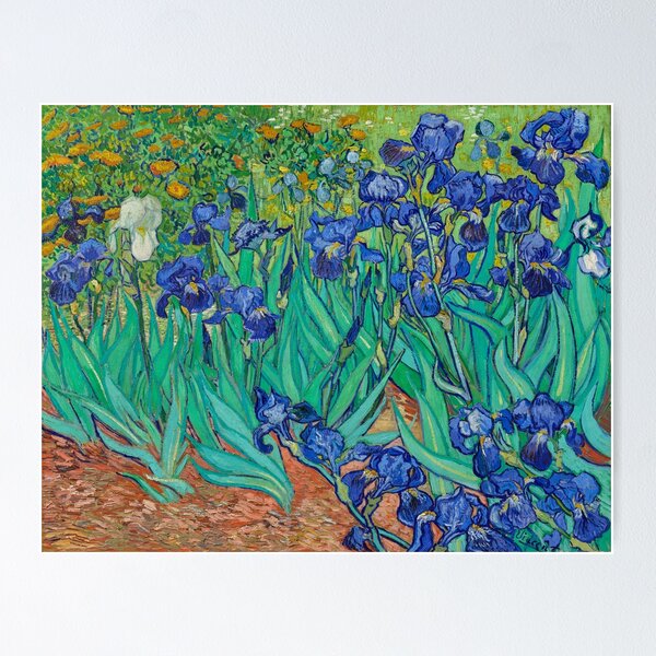 Item preview, Irises by Van Gogh (1889) designed and sold by EonDesigns.