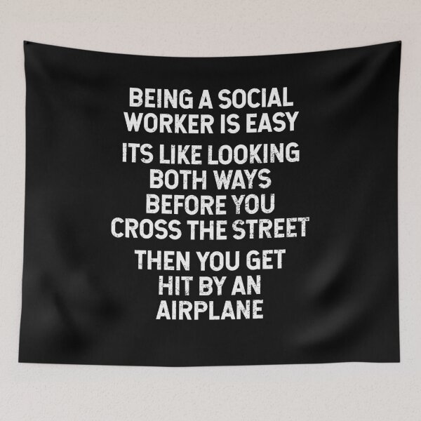 Item preview, Being a Social Worker Is Easy designed and sold by Ripper19.