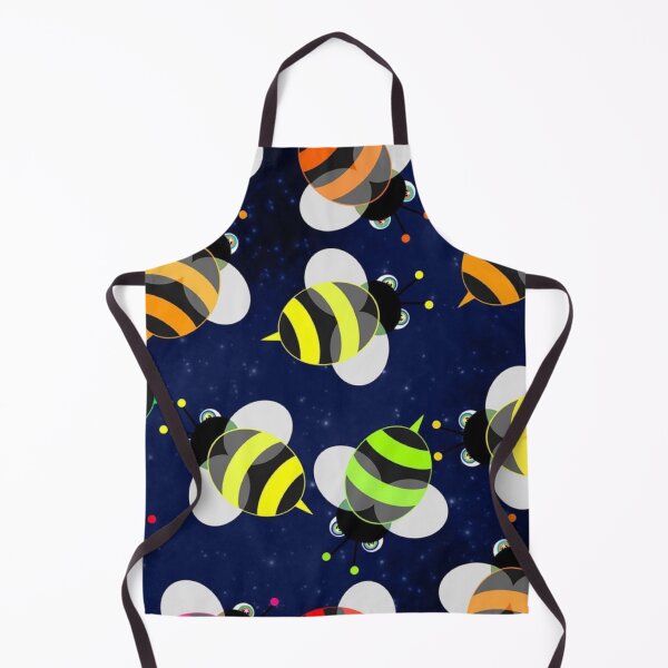 Item preview, Bee safe! Bee happy! Bumble bees colourful cartoon designed and sold by Julieford.