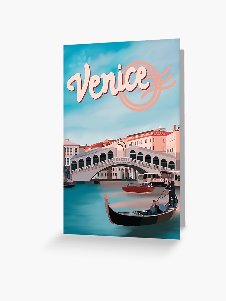 Postcard　Card　Sale　mariatza　Greeting　by　for　Venice　Redbubble