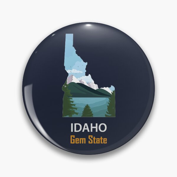 Item preview, Idaho - The Gem State - Bumper Sticker designed and sold by d1mology.
