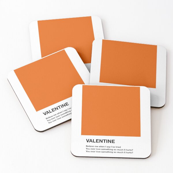 Item preview, COIN Valentine Lyrics Pantone designed and sold by aikaw.