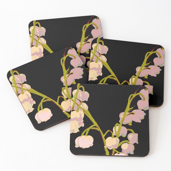 Item preview, Lily of the valley flower print, painting  designed and sold by GingerCatCo.