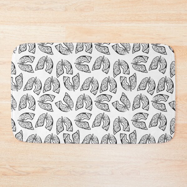 Item preview, Lungs - Black on White designed and sold by Hodgepodge Bricolage.