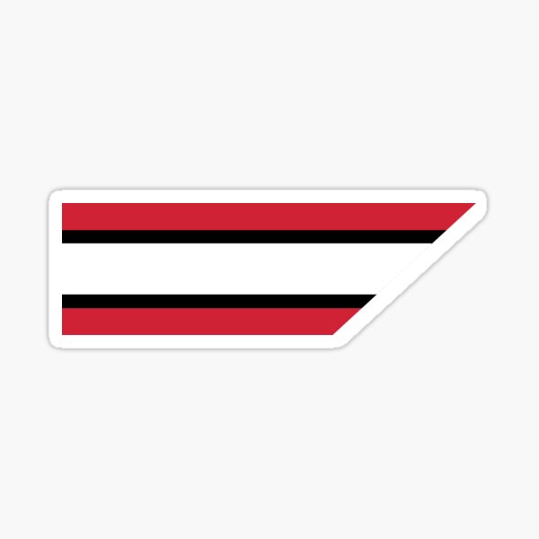 Ottawa Senators Stripe Sticker