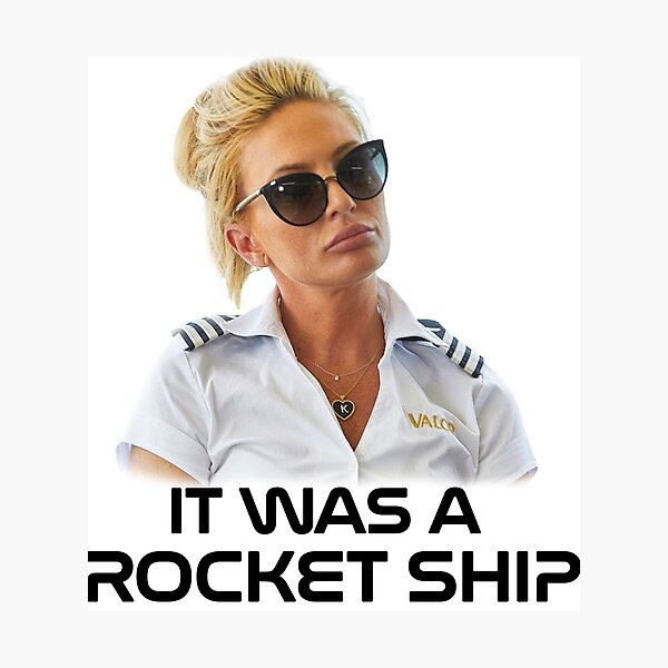 Item preview, Kate - 'It was a rocket ship' Below Deck designed and sold by LeilaCCG.