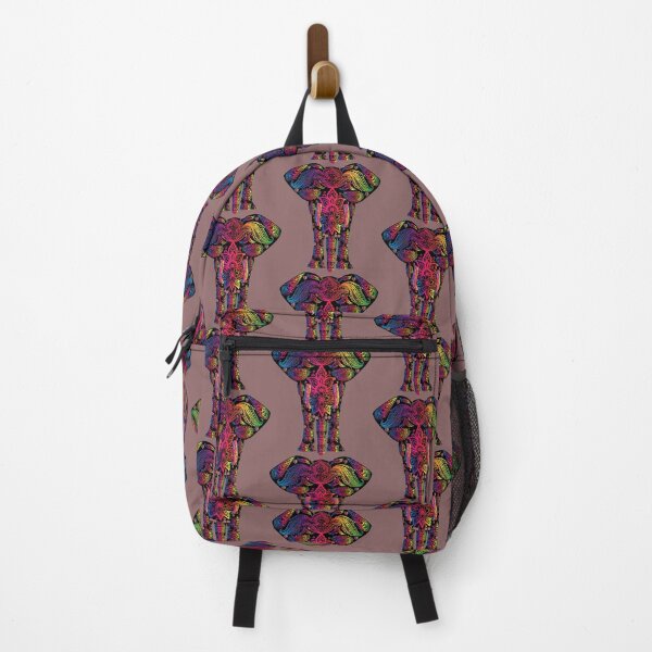 Item preview, Elephant decorative colorful patterns designed and sold by EvaWolf.