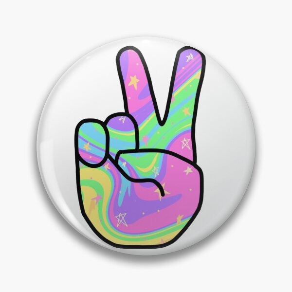 Item preview, Groovy peace sign  designed and sold by carynraecreates.