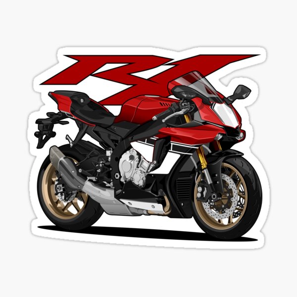 Sticker et autocollant Yamaha aile R1 motard