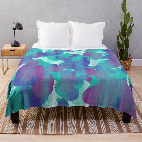 Item preview, Multicolor blue green and fuchsia designed and sold by Abstractlara.