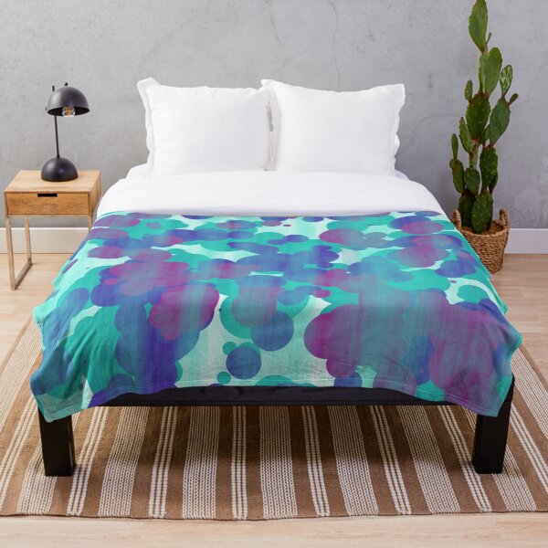 Item preview, Multicolor blue green and fuchsia designed and sold by Abstractlara.