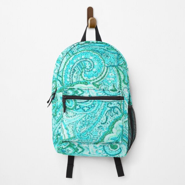 Item preview, Aqua Paisley Pattern designed and sold by sbolubasz17.