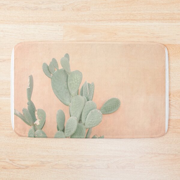 Item preview, Cactus on a Coral Wall, Desert Print, Cactus Desert Print designed and sold by Nieves Montaño.