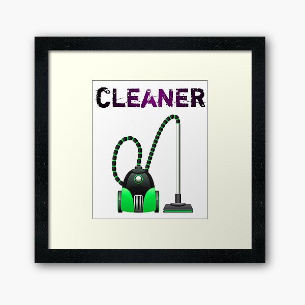 Vacuum cleaner - Gift For Cleaner Framed Art Print