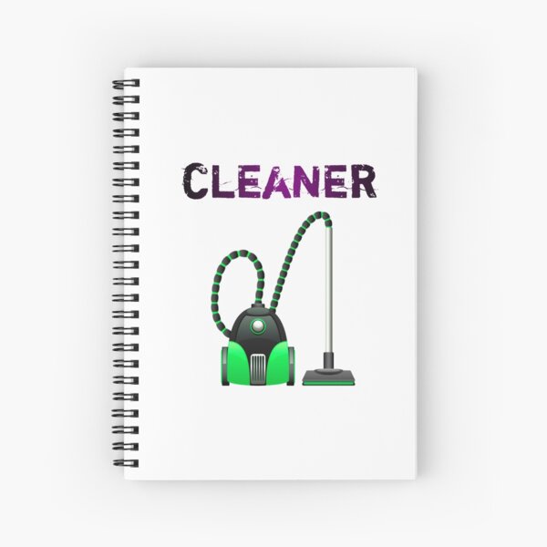 Vacuum cleaner - Gift For Cleaner Spiral Notebook