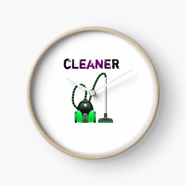 Vacuum cleaner - Gift For Cleaner Clock