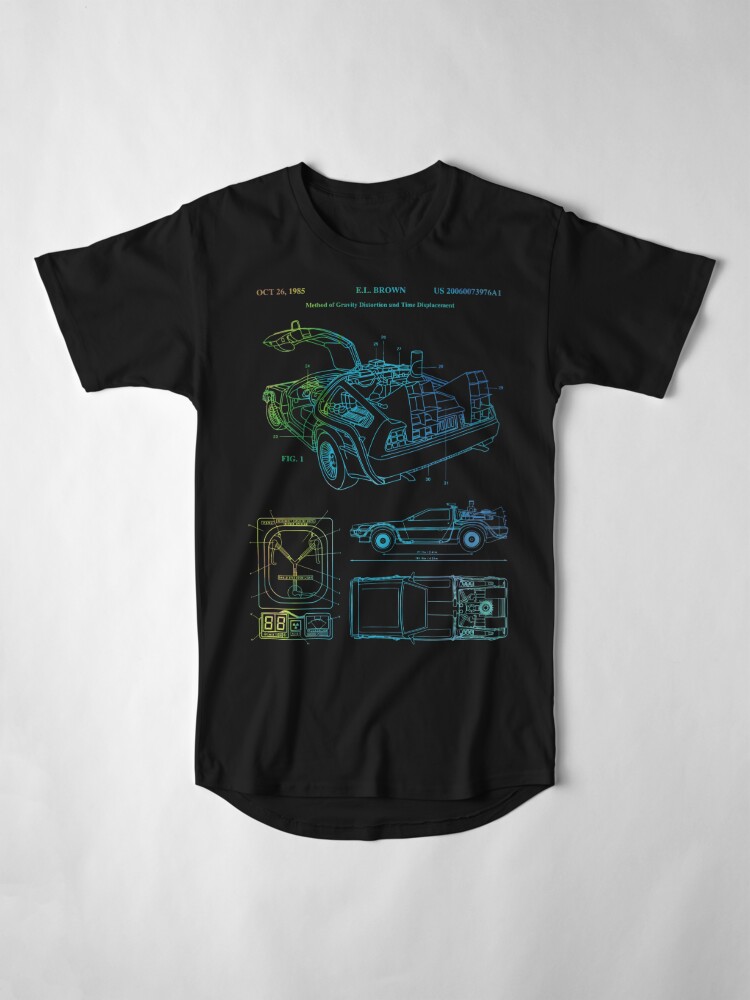 t shirt delorean