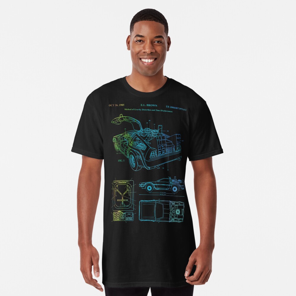 t shirt delorean