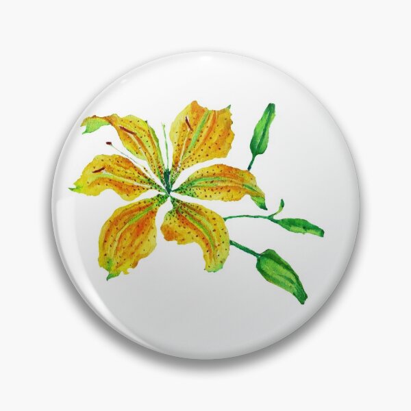 Item preview, Yellow lily designed and sold by zibziby.