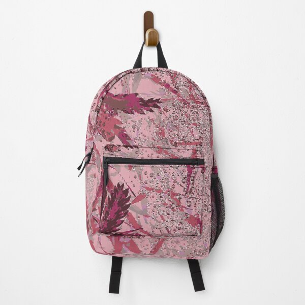 Item preview,  Sparkling Dew Drops and leaves Abstract Botanical Design - Pink designed and sold by Sarah Wainwright.