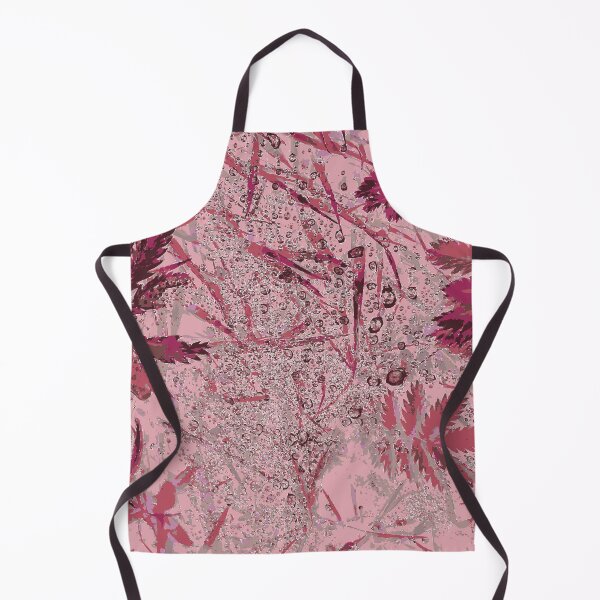 Item preview,  Sparkling Dew Drops and leaves Abstract Botanical Design - Pink designed and sold by Sarah Wainwright.