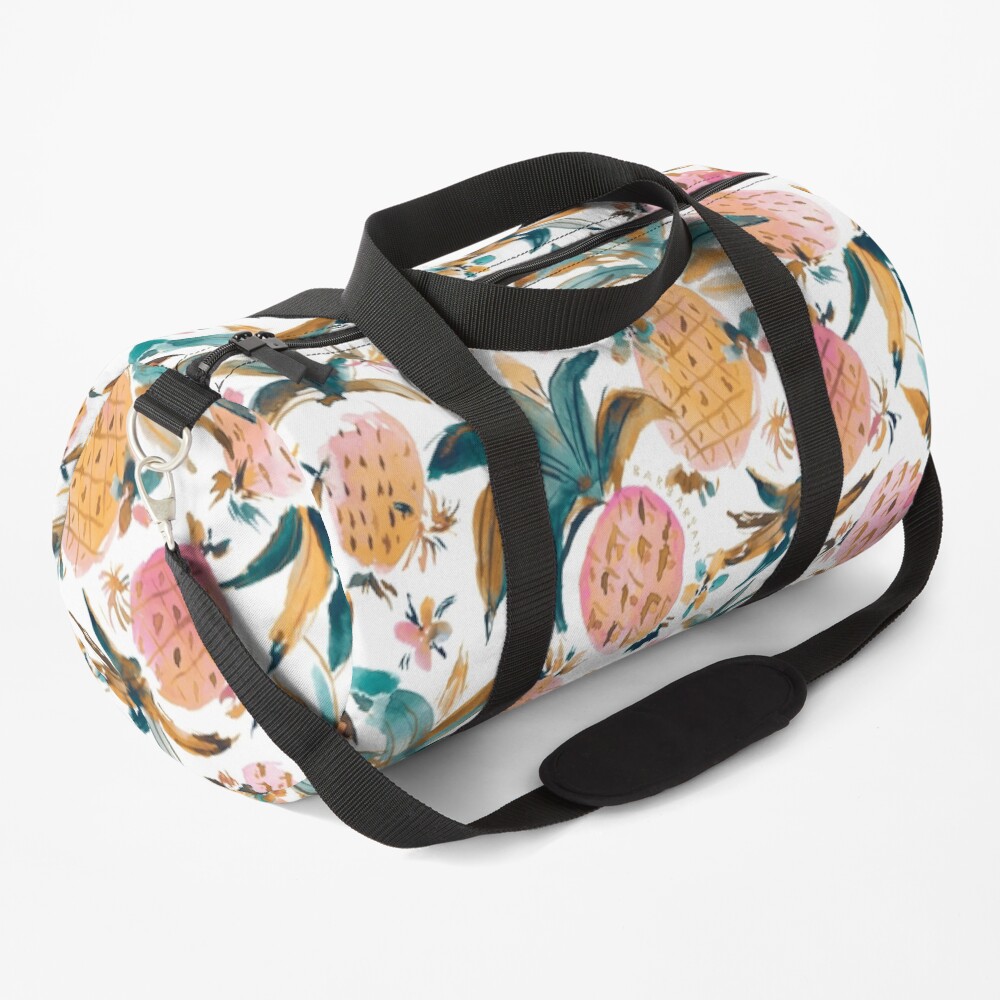 PINEAPPLE DANCE Pink Pineapples Duffle Bag