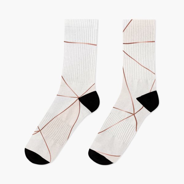 Item preview, Art deco geometric pattern in rose, gold, copper colors designed and sold by NordicSommer.
