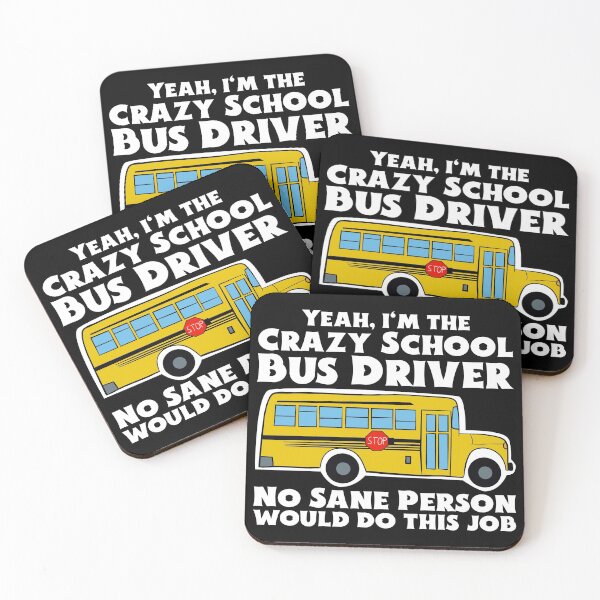 Item preview, Crazy School Bus Driver Gift designed and sold by Dan66.