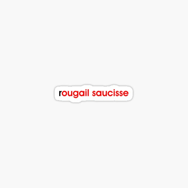 Rougail saucisse - Réunion - 974 Sticker