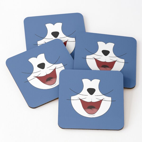 Item preview, Cartoon animated smiling cat designed and sold by TravellingWolf.