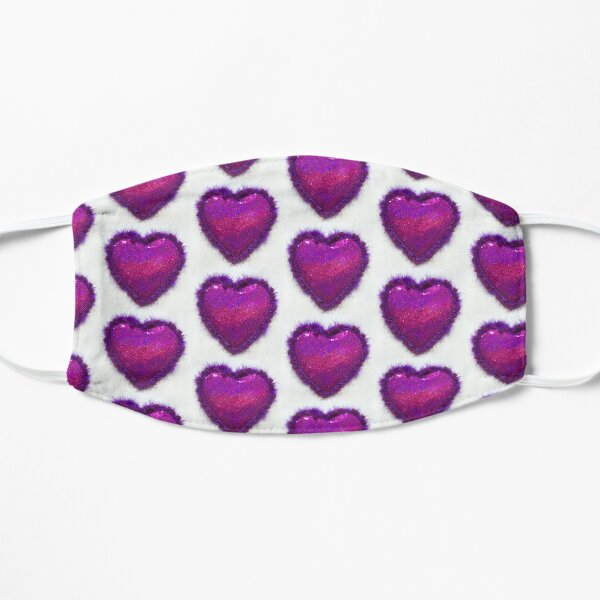 Purple Heart Flat Mask