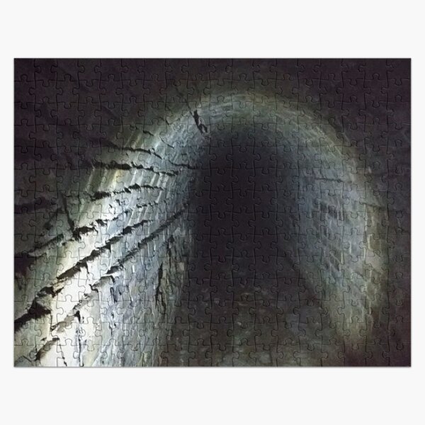 Canal tunnel, Darkness Jigsaw Puzzle