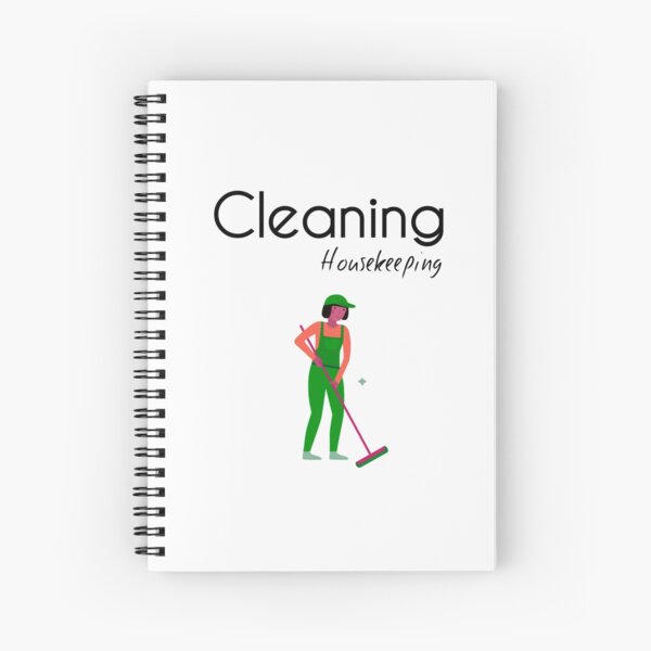 Housekeeping Cleaner - Clearning Housekeeping - Gift For Cleaner Spiral Notebook